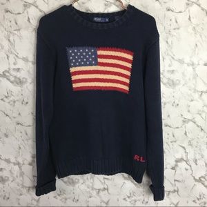 Vintage Polo by Ralph Lauren American Flag Sweater